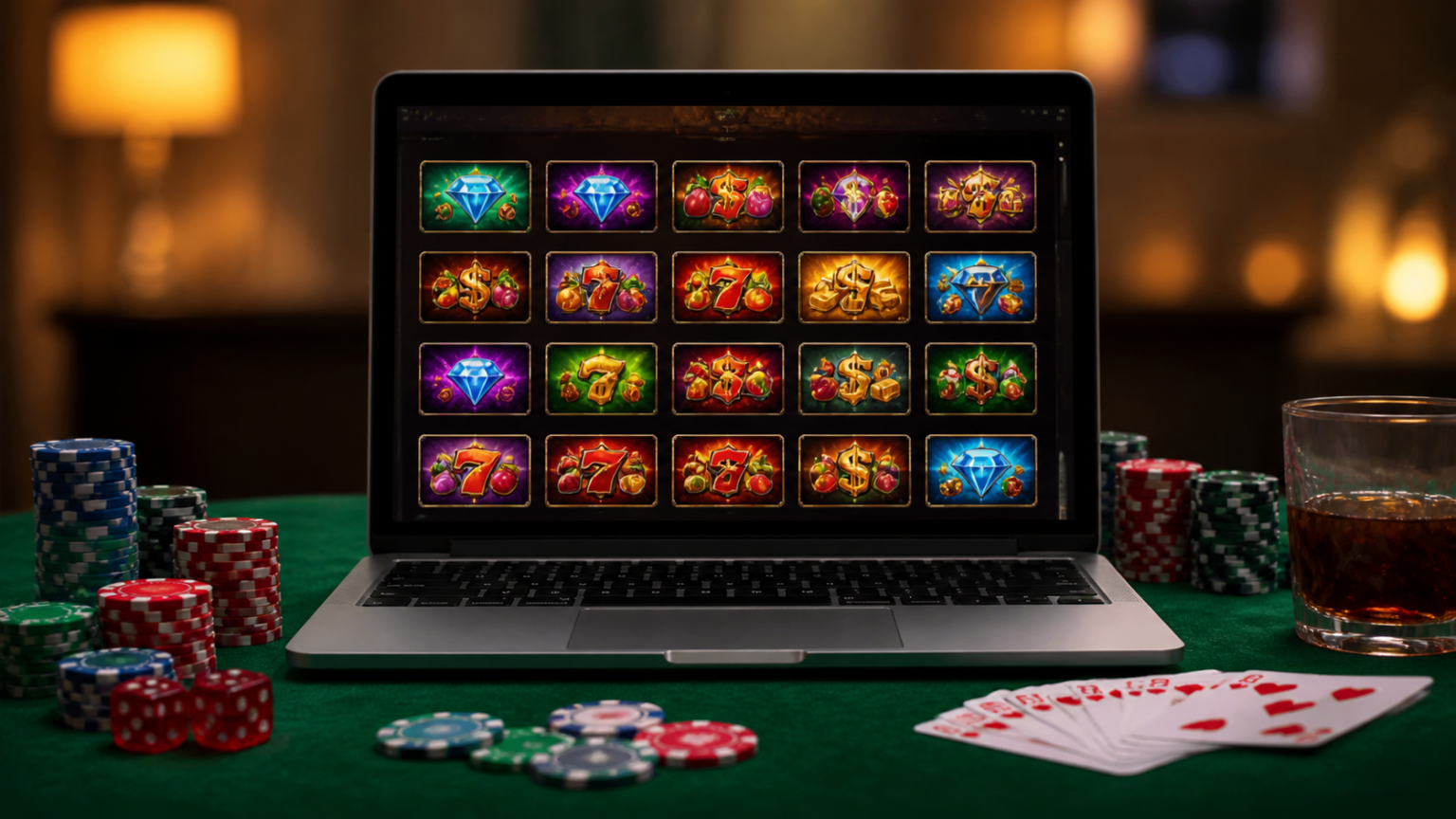 Best Online Casino Sites Singapore: What Players Should Check Online casino site displayed on a laptop with casino chips