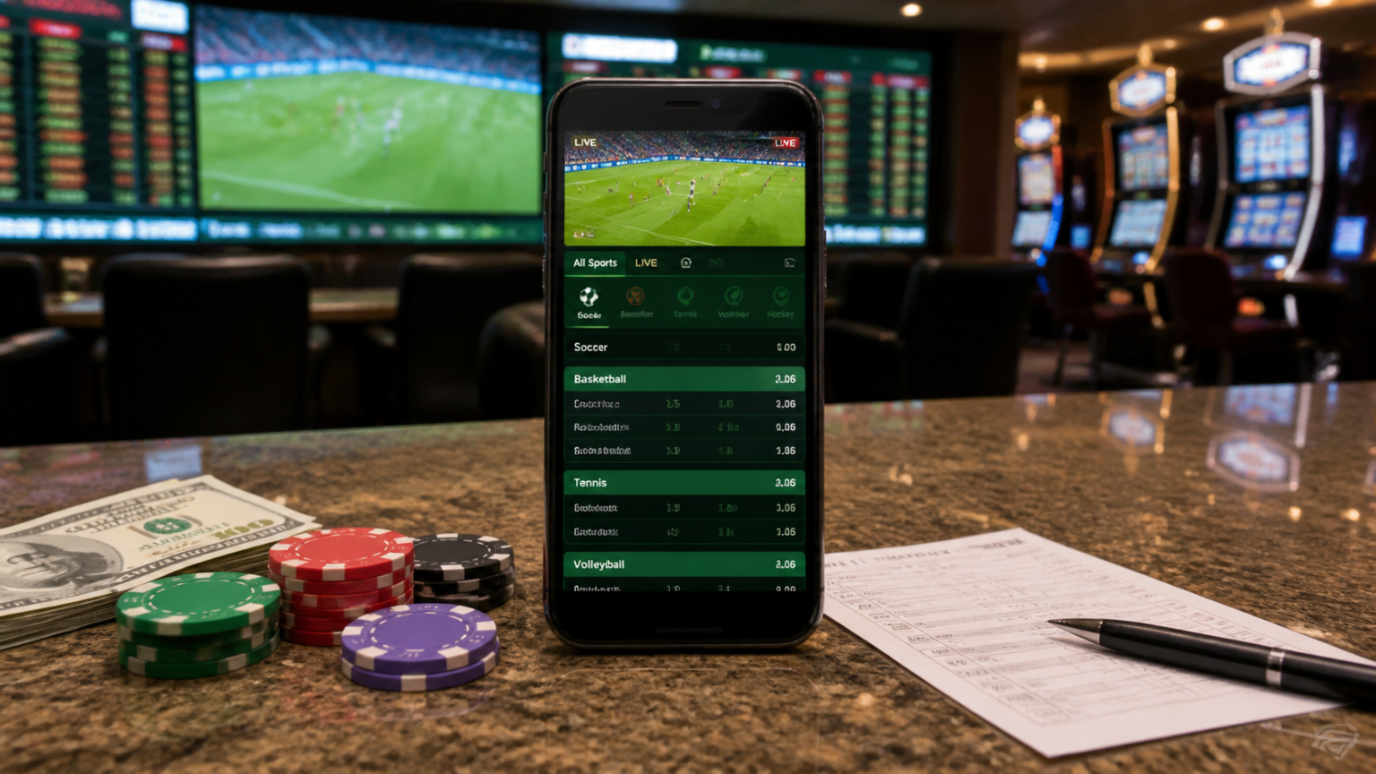 Best Sports Betting Sites Singapore: A Practical Guide Sports betting phone with live odds and betting slip