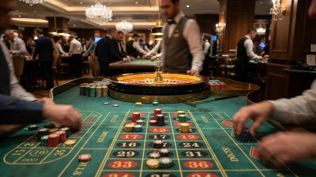 What to Look for in a Trusted Online Casino Singapore โต๊ะรูเล็ตและชิปเดิมพันในคาสิโนที่มีแสงไฟสวยงาม